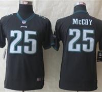 Youth Nike Eagles #25 LeSean McCoy Black Alternate NFL Limited Jersey