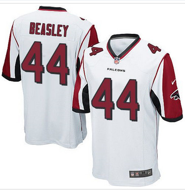 Youth Nike Falcons #44 Vic Beasley White Stitched NFL Elite Jersey