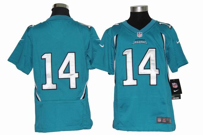 Youth NEW Jacksonville Jaguars 14 Justin Blackmon Green Jerseys