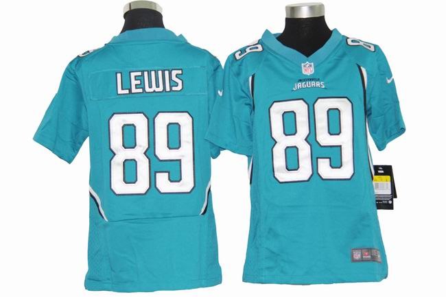 Youth NEW Jacksonville Jaguars 89 Marcedes Lewis Green Jerseys