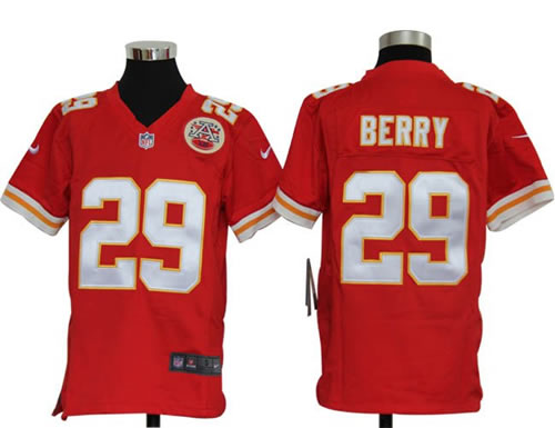 Youth NEW Kansas City Chiefs 29 Eric Berry Red Jerseys