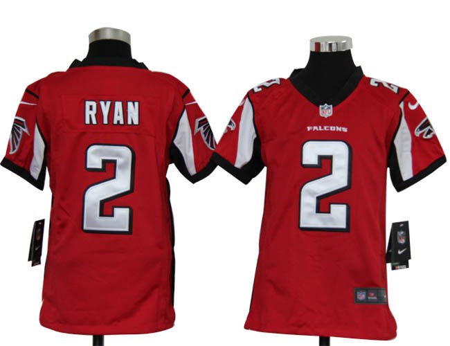 Youth NEW NFL Atlanta Falcons 2 Matt Ryan Red Jerseys