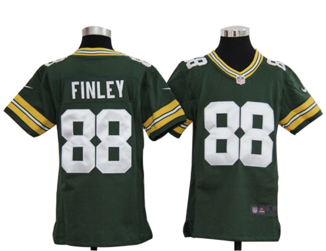 Youth NEW NFL Green Bay Packers 88 Jermichael Finley Green Jerseys