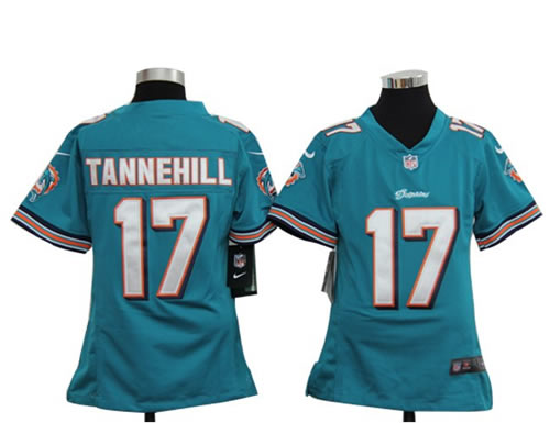 Youth NEW NFL Miami Dolphins 17 Ryan Tannehill Green Jerseys