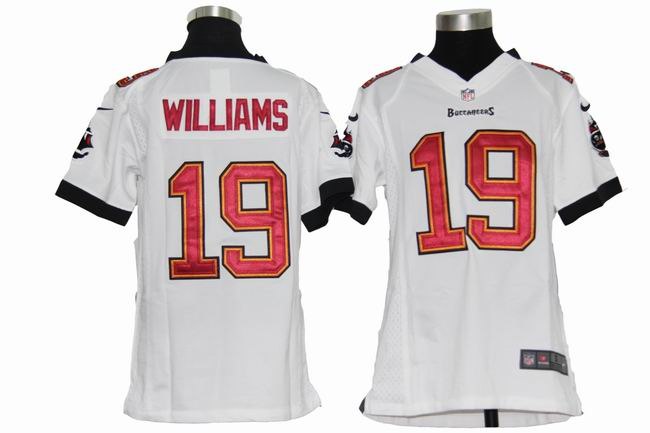 Youth NEW NFL Tampa Bay Buccanee 19 Mike Williams White Jerseys
