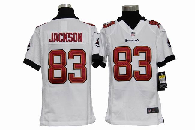 Youth NEW NFL Tampa Bay Buccanee 83 Vincent Jackson White Jerseys
