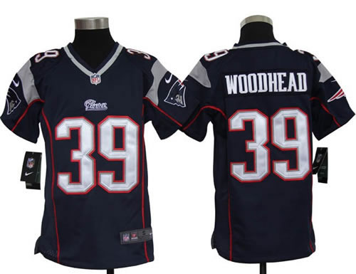 Youth NEW New England Patriots 39 Danny Woodhead Blue Jerseys