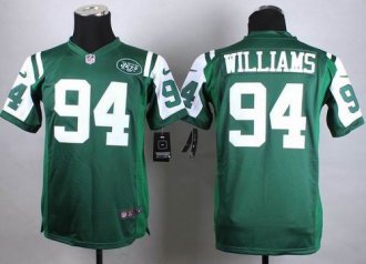 Youth Nike New York Jets #94 Leonard Williams Green Team Color Stitched NFL Elite jersey