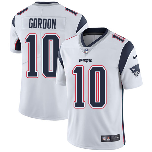 Youth Nike Patriots #10 Josh Gordon White Youth Stitched NFL Vapor Untouchable Limited Jersey Youth Nike Patriots #10 Josh Gordon White Youth Stitched NFL Vapor Untouchable Limited Jersey