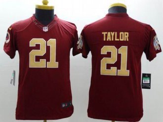 Youth Nike Redskins #21 Sean Taylor Burgundy Red Alternate Stitched NFL Limited Jersey
