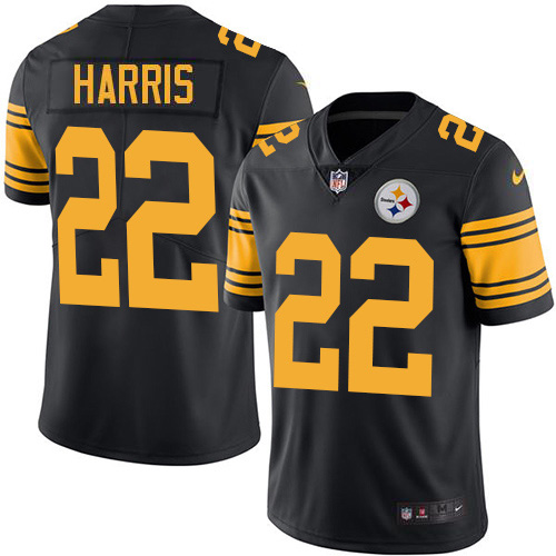 Youth Nike Steelers #22 Najee Harris Black Youth Stitched NFL Limited Rush Jersey Youth Nike Steelers #22 Najee Harris Black Youth Stitched NFL Limited Rush Jersey