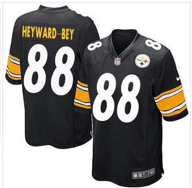 Youth Nike Steelers #88 Darrius Heyward-Bey Black Team Color Stitched NFL Elite Jersey