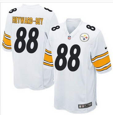 Youth Nike Steelers #88 Darrius Heyward-Bey White Stitched NFL Elite Jersey