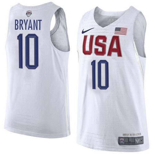 Youth Nike Team USA #10 Kobe Bryant White 2016 Dream Team Game NBA Jersey Youth Nike Team USA #10 Kobe Bryant White 2016 Dream Team Game NBA Jersey