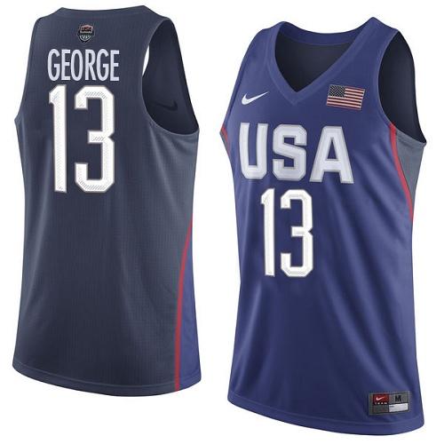 Youth Nike Team USA #13 Paul George Navy Blue 2016 Dream Team Game NBA Jersey Youth Nike Team USA #13 Paul George Navy Blue 2016 Dream Team Game NBA Jersey