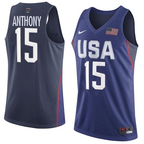 Youth Nike Team USA #15 Carmelo Anthony Navy Blue 2016 Dream Team Game NBA Jersey Youth Nike Team USA #15 Carmelo Anthony Navy Blue 2016 Dream Team Game NBA Jersey