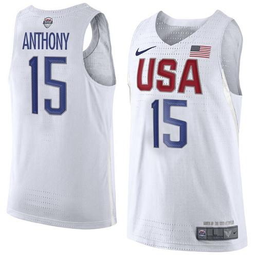 Youth Nike Team USA #15 Carmelo Anthony White 2016 Dream Team Game NBA Jersey Youth Nike Team USA #15 Carmelo Anthony White 2016 Dream Team Game NBA Jersey