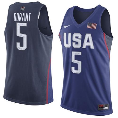 Youth Nike Team USA #5 Kevin Durant Navy Blue 2016 Dream Team Game NBA Jersey Youth Nike Team USA #5 Kevin Durant Navy Blue 2016 Dream Team Game NBA Jersey