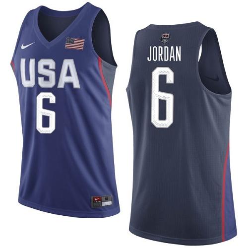 Youth Nike Team USA #6 DeAndre Jordan Navy Blue 2016 Dream Team Game NBA Jersey Youth Nike Team USA #6 DeAndre Jordan Navy Blue 2016 Dream Team Game NBA Jersey