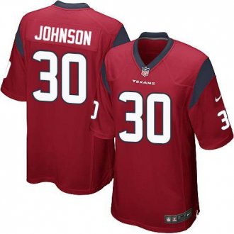 Youth Nike Texans #30 Kevin Johnson Red Alternate Stitched NFL Elite Jersey