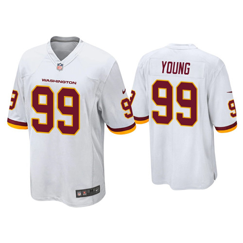 Youth Nike Washington 99 Chase Young White Limited Jersey Youth Nike Washington 99 Chase Young White Limited Jersey