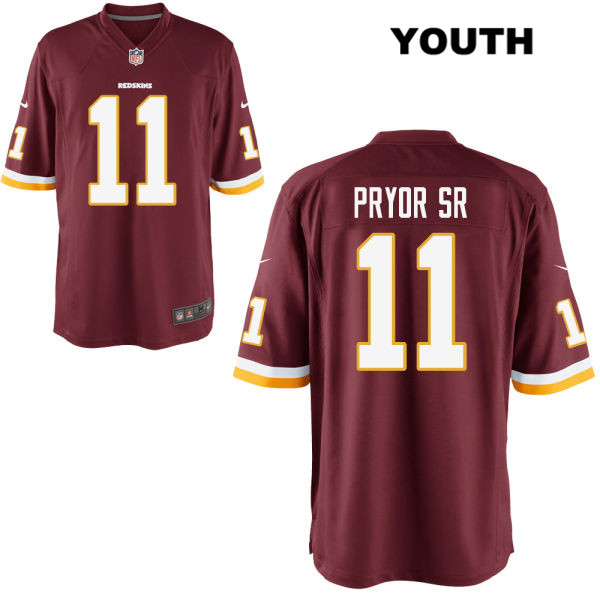 Youth Nike Washington Redskins #11 Terrelle Pryor Sr Home Red Football Jersey