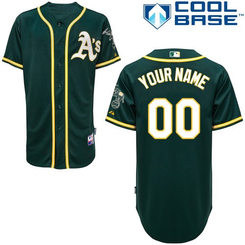 Youth Oakland Athletics Customized Green Jersey Youth Oakland Athletics Customized Green Jersey