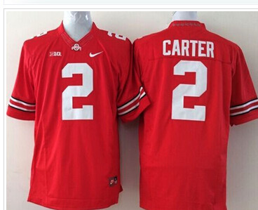 Youth Ohio State Buckeyes #2 Cris Carter Red Stitched NCAA Jersey