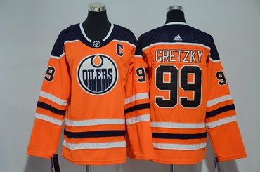 Youth Oilers 99 Wayne Gretzky Orange Adidas Jersey Youth Oilers 99 Wayne Gretzky Orange Adidas Jersey
