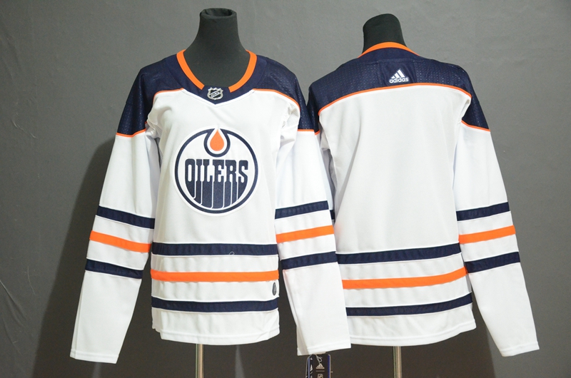 Youth Oilers Blank White Youth Adidas Jersey Youth Oilers Blank White Youth Adidas Jersey