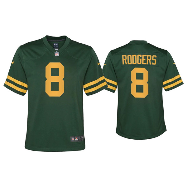 Youth Packers #8 Amari Rodgers Alternate Game Green Jersey Youth Packers #8 Amari Rodgers Alternate Game Green Jersey