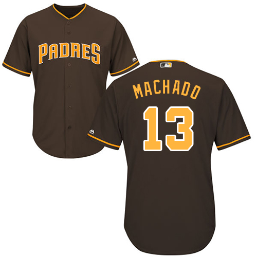 Youth Padres #13 Manny Machado Brown Cool Base Stitched Youth Baseball Jersey Youth Padres #13 Manny Machado Brown Cool Base Stitched Youth Baseball Jersey