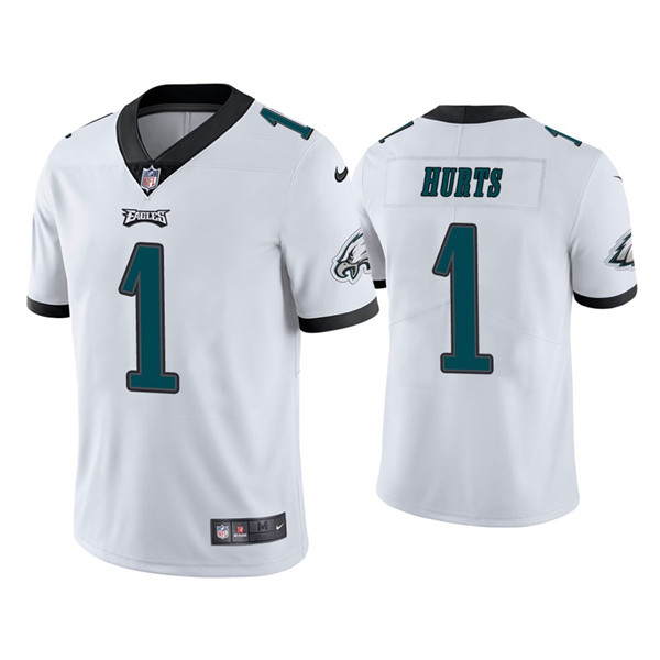 Youth Philadelphia Eagles #1 Jalen Hurts White Vapor Untouchable Limited Stitched Football Jersey Youth Philadelphia Eagles #1 Jalen Hurts White Vapor Untouchable Limited Stitched Football Jersey