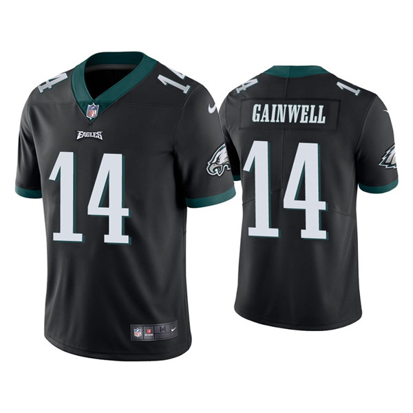 Youth Philadelphia Eagles #14 Kenneth Gainwell Black Vapor Untouchable Limited Stitched Football Jersey Youth Philadelphia Eagles #14 Kenneth Gainwell Black Vapor Untouchable Limited Stitched Football Jersey