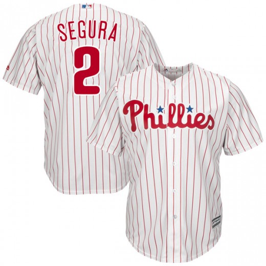 Youth Philadelphia Phillies #2 Jean Segura White Jersey