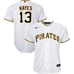 Youth Pirates #13 Ke'Bryan Hayes White Home Jersey Youth Pirates #13 Ke'Bryan Hayes White Home Jersey