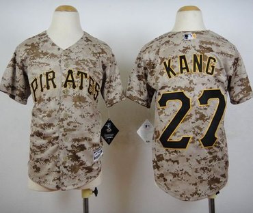 Youth Pittsburgh Pirates #27 Jung-ho Kang Camo Cool Base Stitched Baseball Jersey Youth Pittsburgh Pirates #27 Jung-ho Kang Camo Cool Base Stitched Baseball Jersey