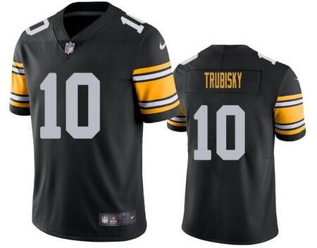 Youth Pittsburgh Steelers #10 Mitchell Trubisk Black Vapor Untouchable Limited Stitched Jerseys Youth Pittsburgh Steelers #10 Mitchell Trubisk Black Vapor Untouchable Limited Stitched Jerseys