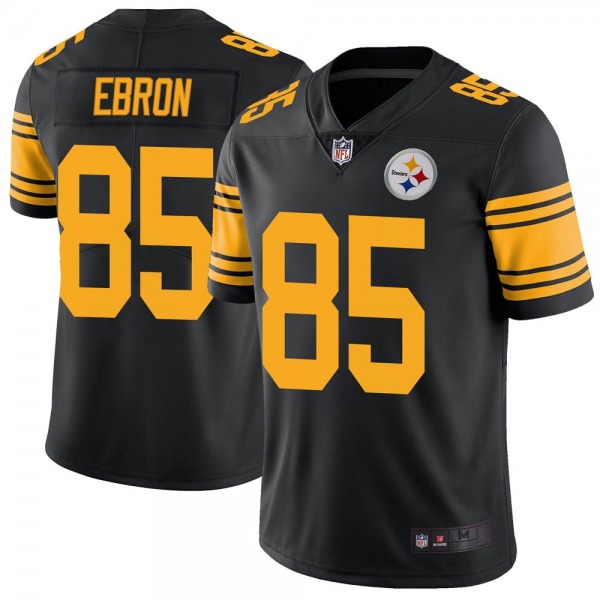 Youth Pittsburgh Steelers #85 Eric Ebron Color Rush Jersey - Black Limited Youth Pittsburgh Steelers #85 Eric Ebron Color Rush Jersey - Black Limited