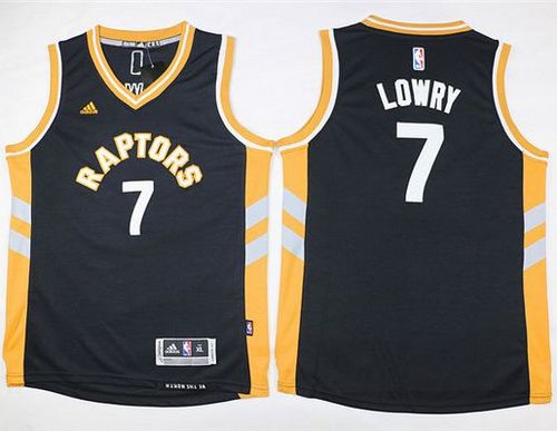 Youth Raptors #7 Kyle Lowry Black Stitched NBA Jersey Youth Raptors #7 Kyle Lowry Black Stitched NBA Jersey