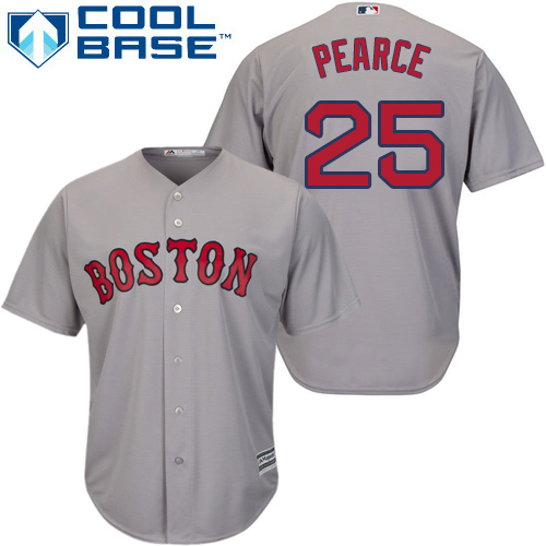 Youth Red Sox #25 Steve Pearce Grey Cool Base Stitched Youth MLB Jersey Youth Red Sox #25 Steve Pearce Grey Cool Base Stitched Youth MLB Jersey