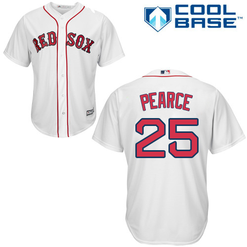 Youth Red Sox #25 Steve Pearce White Cool Base Stitched Youth MLB Jersey Youth Red Sox #25 Steve Pearce White Cool Base Stitched Youth MLB Jersey