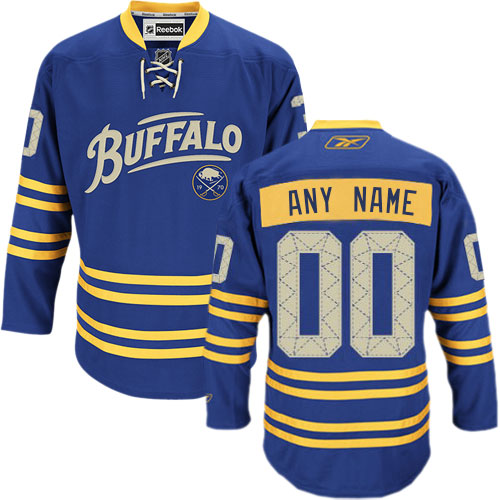 Youth Reebok Buffalo Sabres Customized Authentic Royal Blue Third NHL Jersey Youth Reebok Buffalo Sabres Customized Authentic Royal Blue Third NHL Jersey