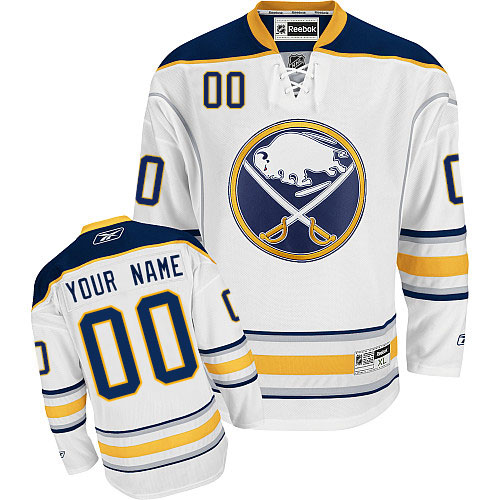 Youth Reebok Buffalo Sabres Customized Authentic White Away NHL Jersey Youth Reebok Buffalo Sabres Customized Authentic White Away NHL Jersey