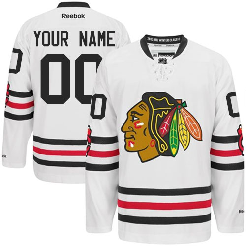 Youth Reebok Chicago Blackhawks Customized Authentic White 2015 Winter Classic NHL Jersey Youth Reebok Chicago Blackhawks Customized Authentic White 2015 Winter Classic NHL Jersey