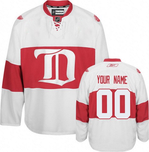 Youth Reebok Detroit Red Wings Customized Authentic White Third NHL Jersey Youth Reebok Detroit Red Wings Customized Authentic White Third NHL Jersey