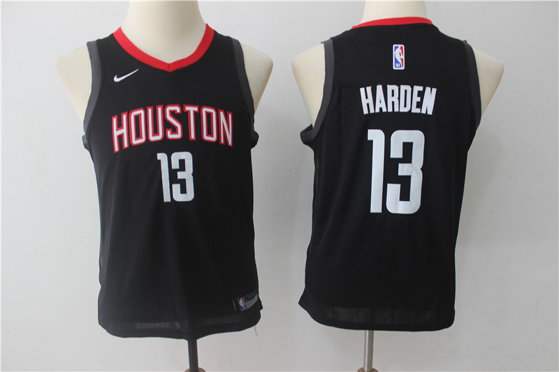 Youth Rockets 13 James Harden Black Youth Nike Swingman Jersey Youth Rockets 13 James Harden Black Youth Nike Swingman Jersey