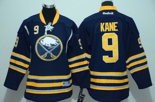 Youth Sabres #9 Evander Kane Navy Blue Stitched NHL Jersey Youth Sabres #9 Evander Kane Navy Blue Stitched NHL Jersey