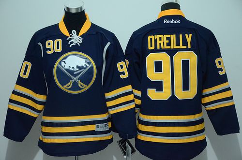 Youth Sabres #90 Ryan O'Reilly Navy Blue Stitched NHL Jersey Youth Sabres #90 Ryan O'Reilly Navy Blue Stitched NHL Jersey