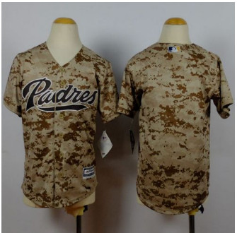Youth San Diego Padres Blank Camo Alternate 2 Stitched Baseball Jersey Youth San Diego Padres Blank Camo Alternate 2 Stitched Baseball Jersey